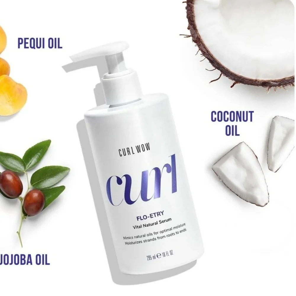 Curl Wow Flo-Etry Vital Natural Curly Hair Serum 10 oz.